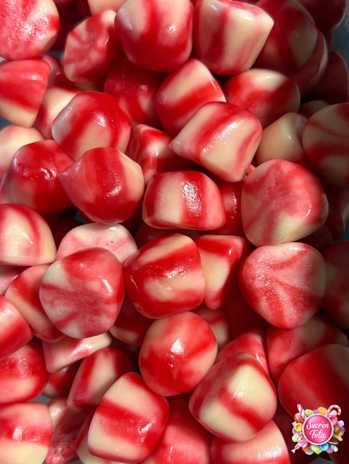 Bisous Twist Rouge Lisse Dulceplus (100g)