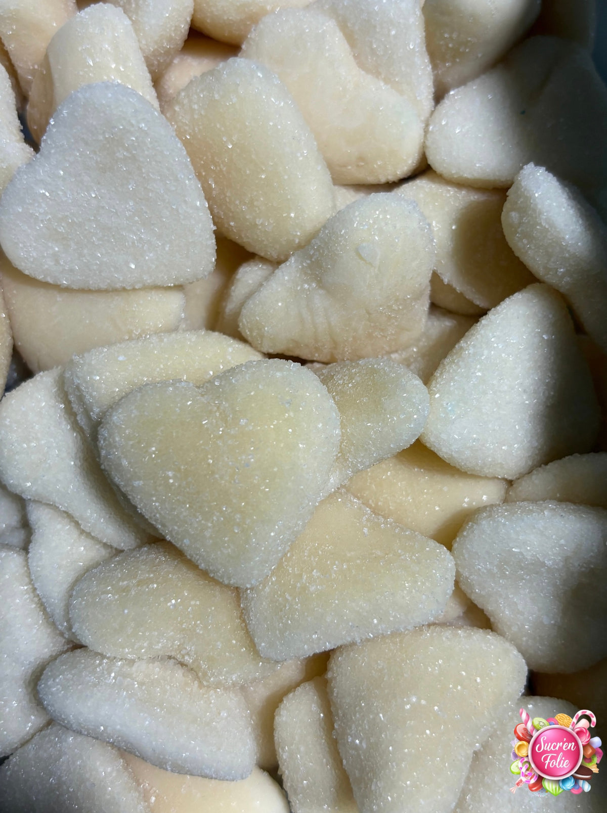 Cœurs Blancs Sucrés Dulceplus (100g)